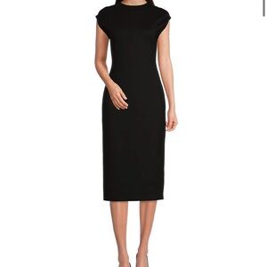 Calvin Klein
Ponte Round Neck Cap Sleeve Sheath Dress